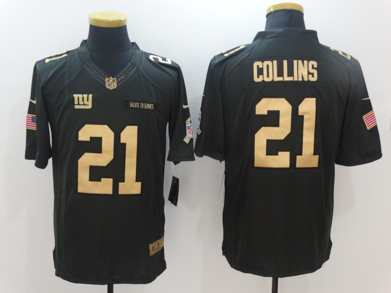 Men's New York Giants Landon Collins #21 Black Jersey
